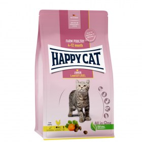 Happy Cat Junior Geflügel (Πουλερικά Φάρμας) 10Kg